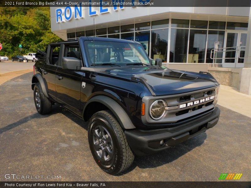 Antimatter Blue / Sandstone/Black Onyx 2021 Ford Bronco Big Bend 4x4 4-Door