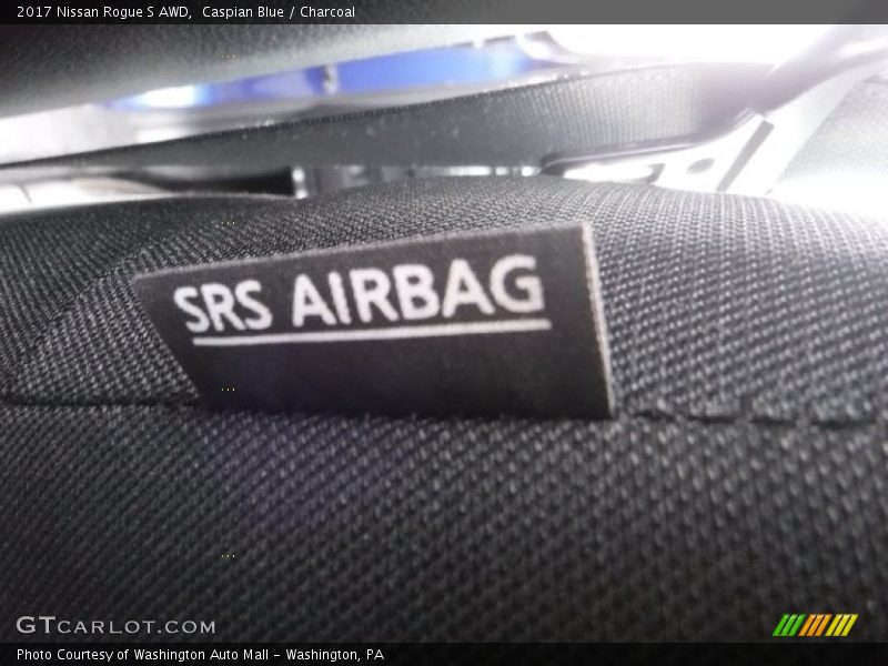 Caspian Blue / Charcoal 2017 Nissan Rogue S AWD
