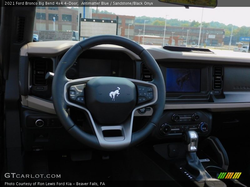 Antimatter Blue / Sandstone/Black Onyx 2021 Ford Bronco Big Bend 4x4 4-Door