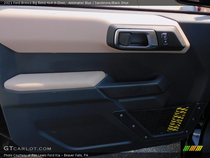 Antimatter Blue / Sandstone/Black Onyx 2021 Ford Bronco Big Bend 4x4 4-Door