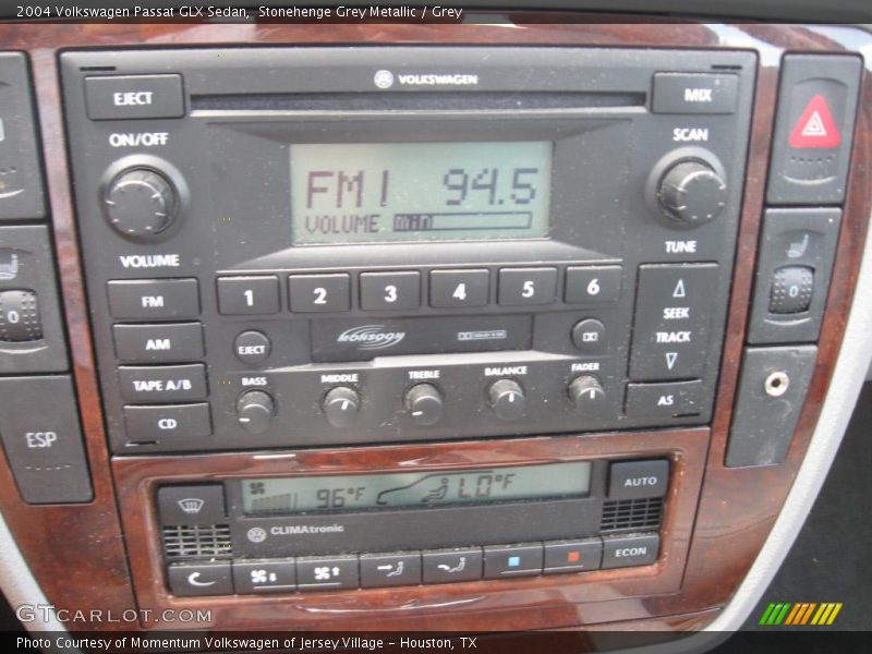 Stonehenge Grey Metallic / Grey 2004 Volkswagen Passat GLX Sedan