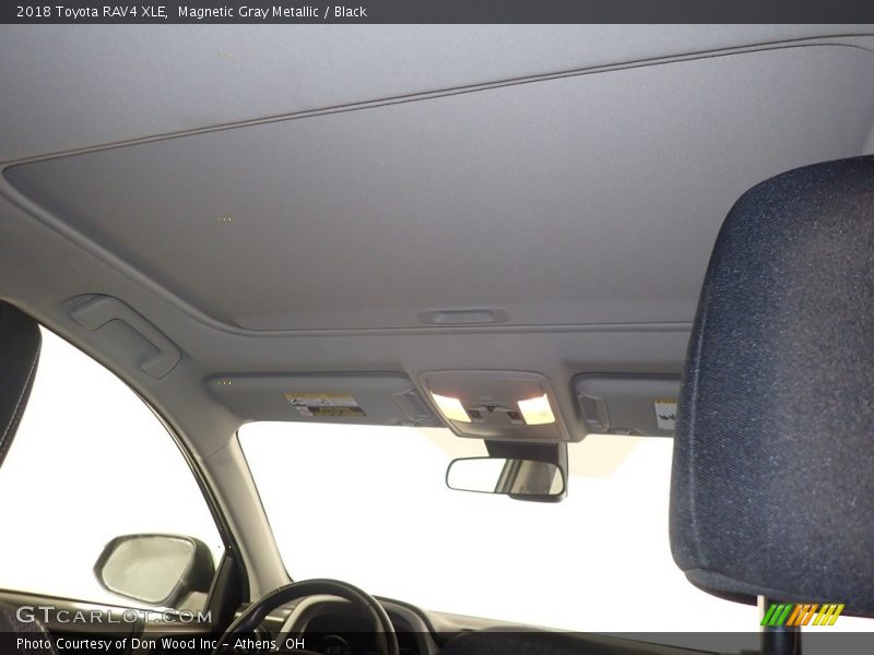 Magnetic Gray Metallic / Black 2018 Toyota RAV4 XLE