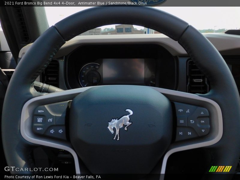 Antimatter Blue / Sandstone/Black Onyx 2021 Ford Bronco Big Bend 4x4 4-Door