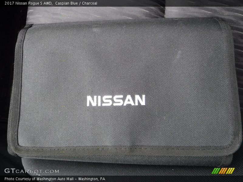 Caspian Blue / Charcoal 2017 Nissan Rogue S AWD