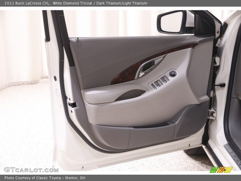 White Diamond Tricoat / Dark Titanium/Light Titanium 2011 Buick LaCrosse CXL
