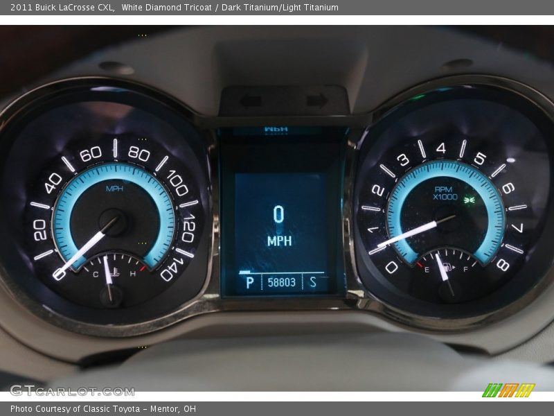 White Diamond Tricoat / Dark Titanium/Light Titanium 2011 Buick LaCrosse CXL