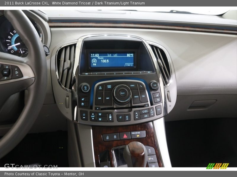 White Diamond Tricoat / Dark Titanium/Light Titanium 2011 Buick LaCrosse CXL