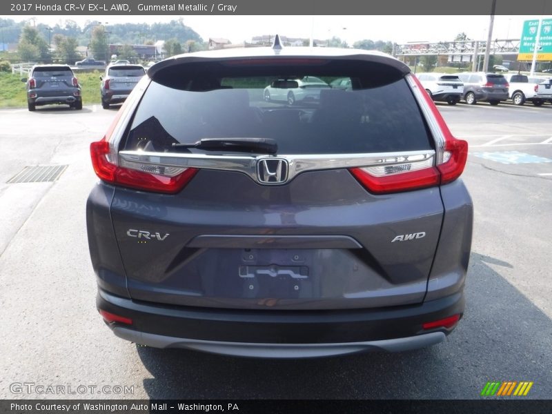 Gunmetal Metallic / Gray 2017 Honda CR-V EX-L AWD