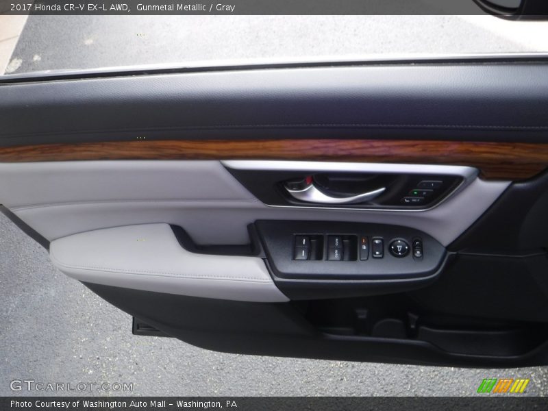 Gunmetal Metallic / Gray 2017 Honda CR-V EX-L AWD