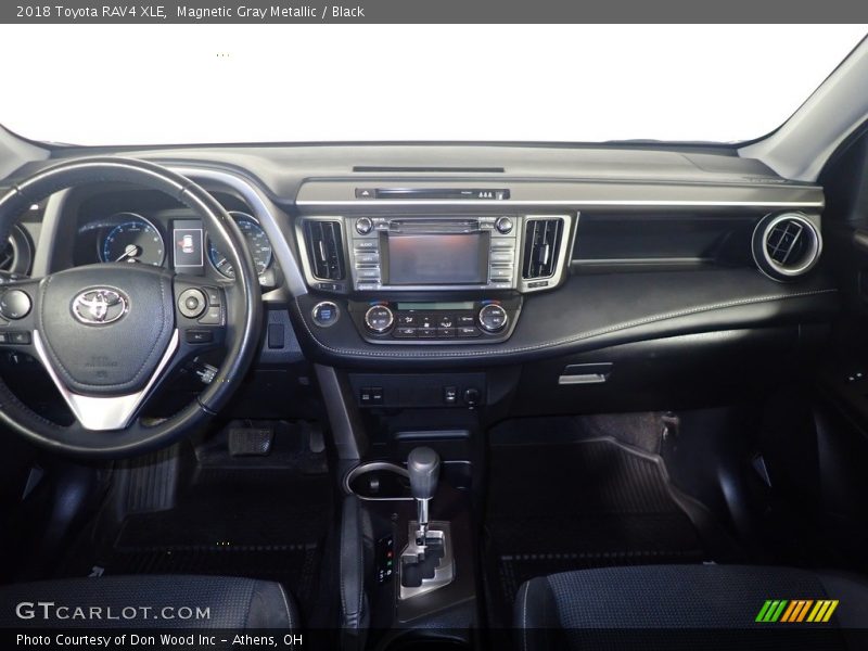 Magnetic Gray Metallic / Black 2018 Toyota RAV4 XLE