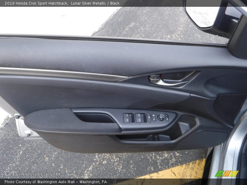 Lunar Silver Metallic / Black 2019 Honda Civic Sport Hatchback