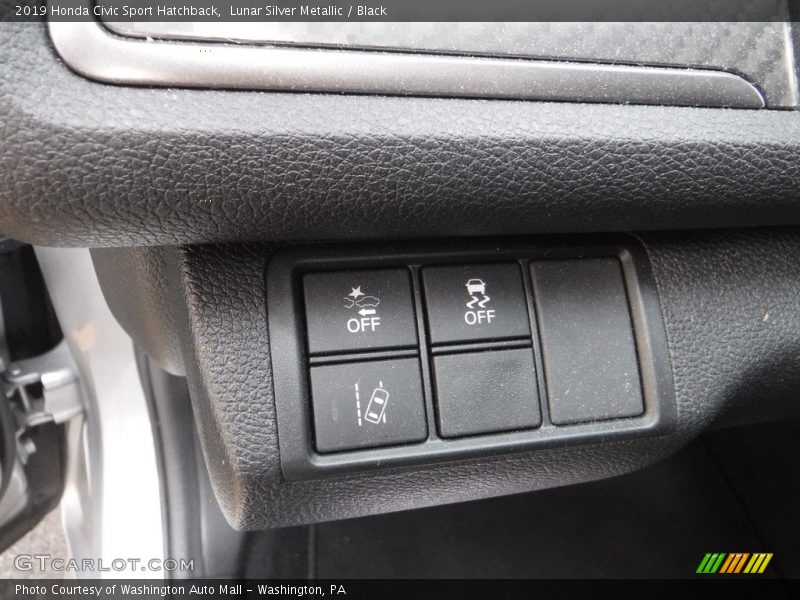 Lunar Silver Metallic / Black 2019 Honda Civic Sport Hatchback
