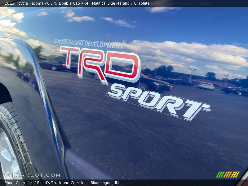 Nautical Blue Metallic / Graphite 2013 Toyota Tacoma V6 SR5 Double Cab 4x4