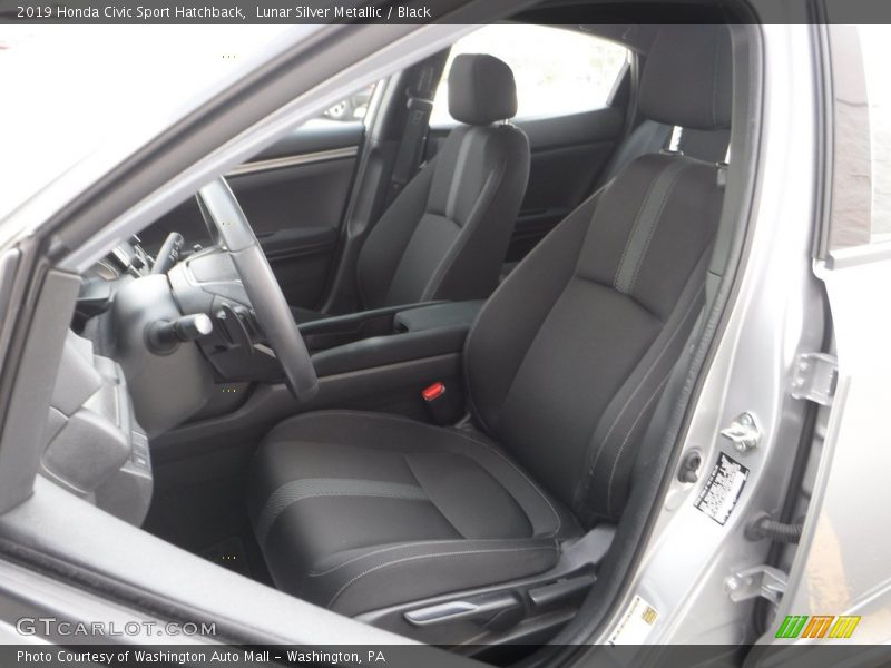 Lunar Silver Metallic / Black 2019 Honda Civic Sport Hatchback
