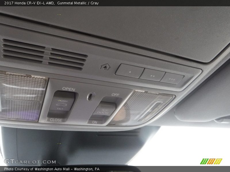 Gunmetal Metallic / Gray 2017 Honda CR-V EX-L AWD