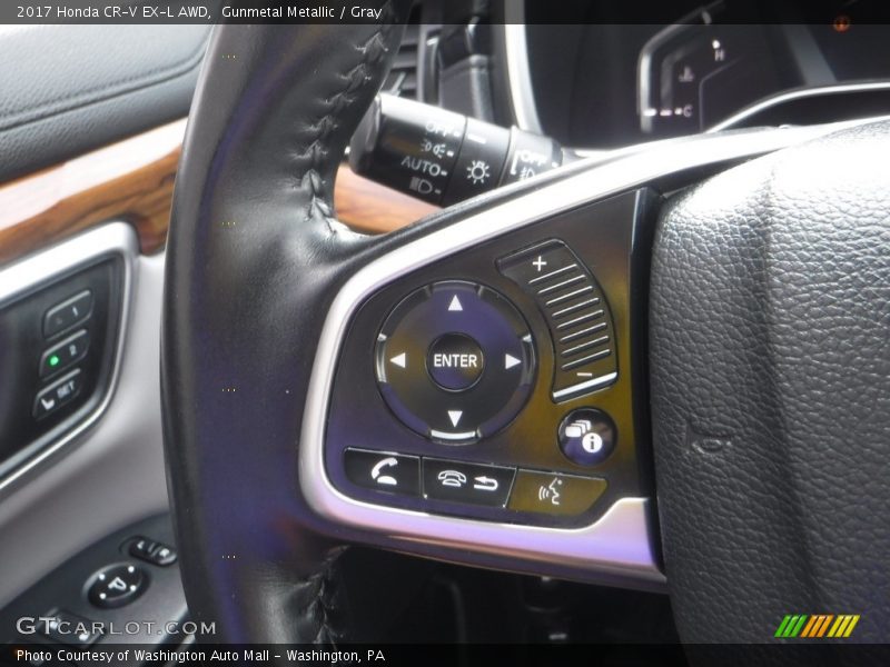 Gunmetal Metallic / Gray 2017 Honda CR-V EX-L AWD