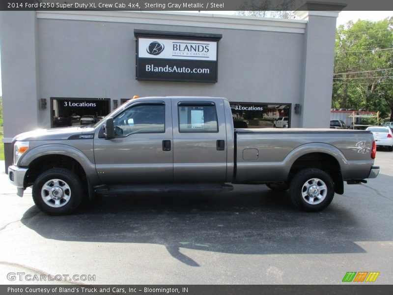Sterling Gray Metallic / Steel 2014 Ford F250 Super Duty XL Crew Cab 4x4