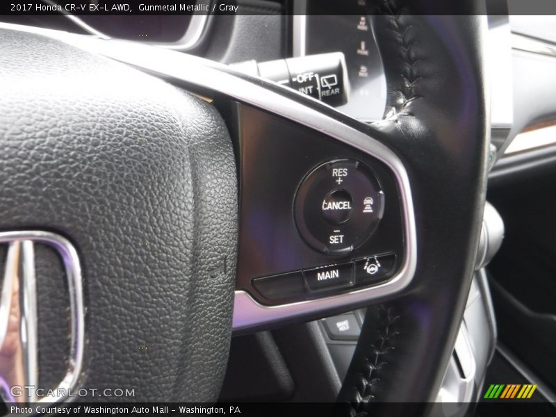 Gunmetal Metallic / Gray 2017 Honda CR-V EX-L AWD