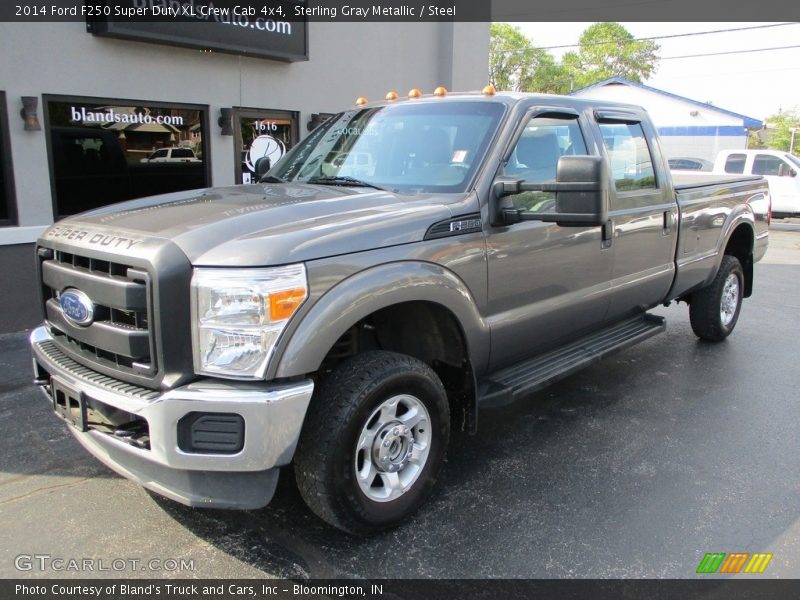Sterling Gray Metallic / Steel 2014 Ford F250 Super Duty XL Crew Cab 4x4