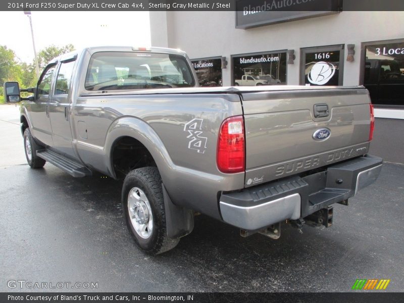 Sterling Gray Metallic / Steel 2014 Ford F250 Super Duty XL Crew Cab 4x4