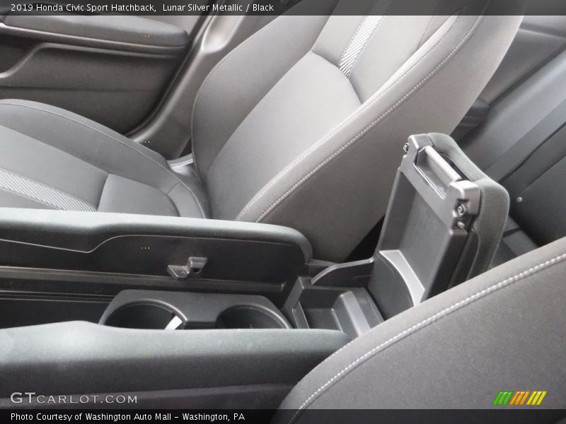 Lunar Silver Metallic / Black 2019 Honda Civic Sport Hatchback