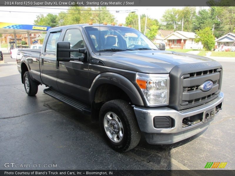 Sterling Gray Metallic / Steel 2014 Ford F250 Super Duty XL Crew Cab 4x4