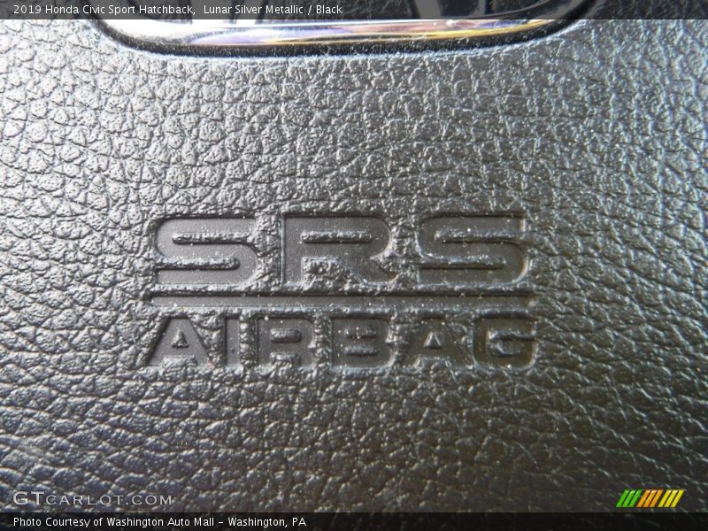 Lunar Silver Metallic / Black 2019 Honda Civic Sport Hatchback