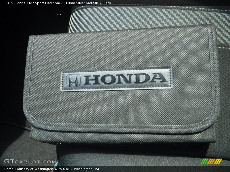 Lunar Silver Metallic / Black 2019 Honda Civic Sport Hatchback