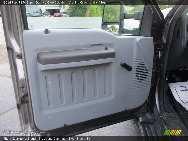 Sterling Gray Metallic / Steel 2014 Ford F250 Super Duty XL Crew Cab 4x4