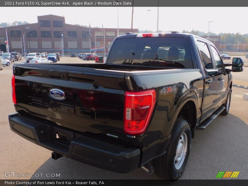 Agate Black / Medium Dark Slate 2021 Ford F150 XL SuperCrew 4x4