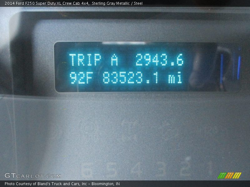 Sterling Gray Metallic / Steel 2014 Ford F250 Super Duty XL Crew Cab 4x4