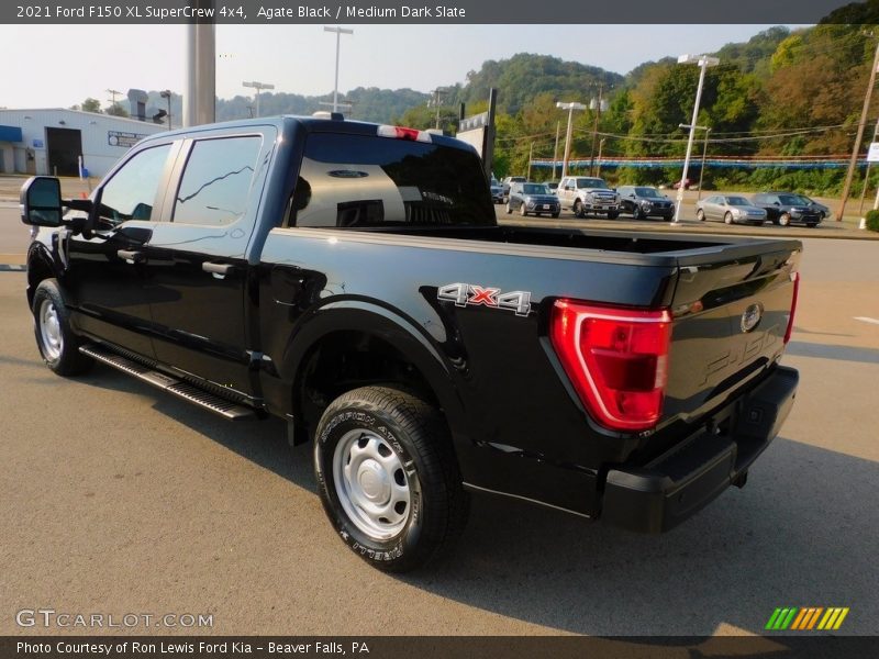 Agate Black / Medium Dark Slate 2021 Ford F150 XL SuperCrew 4x4
