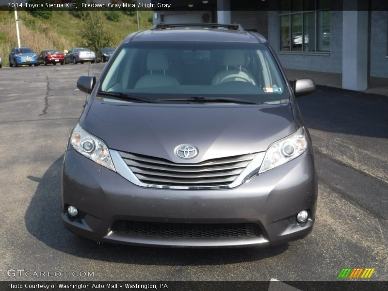 Predawn Gray Mica / Light Gray 2014 Toyota Sienna XLE