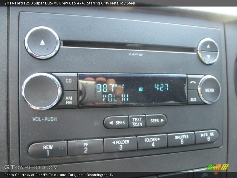 Sterling Gray Metallic / Steel 2014 Ford F250 Super Duty XL Crew Cab 4x4