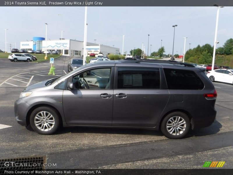 Predawn Gray Mica / Light Gray 2014 Toyota Sienna XLE