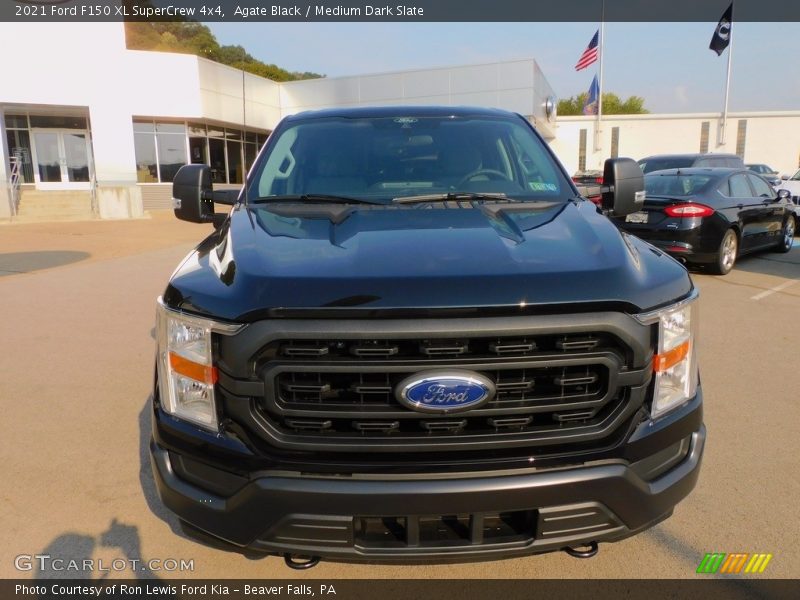 Agate Black / Medium Dark Slate 2021 Ford F150 XL SuperCrew 4x4