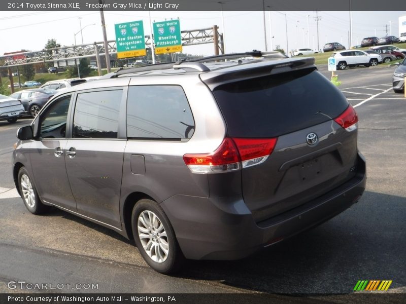 Predawn Gray Mica / Light Gray 2014 Toyota Sienna XLE