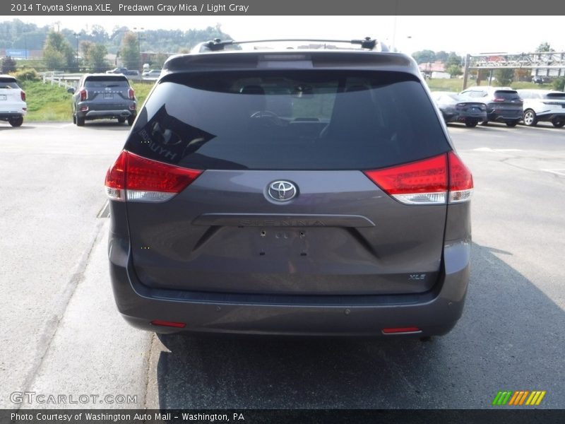 Predawn Gray Mica / Light Gray 2014 Toyota Sienna XLE