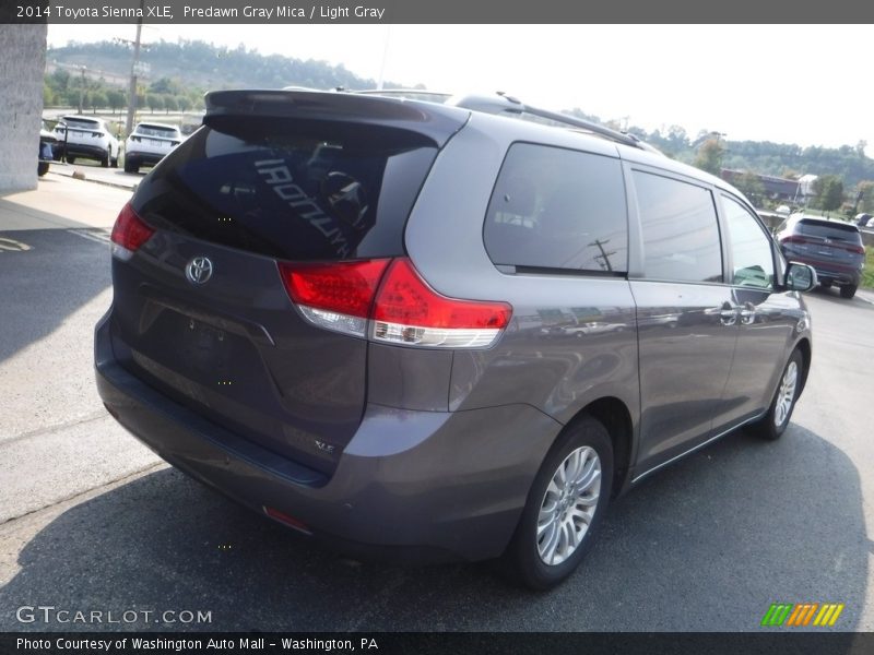 Predawn Gray Mica / Light Gray 2014 Toyota Sienna XLE