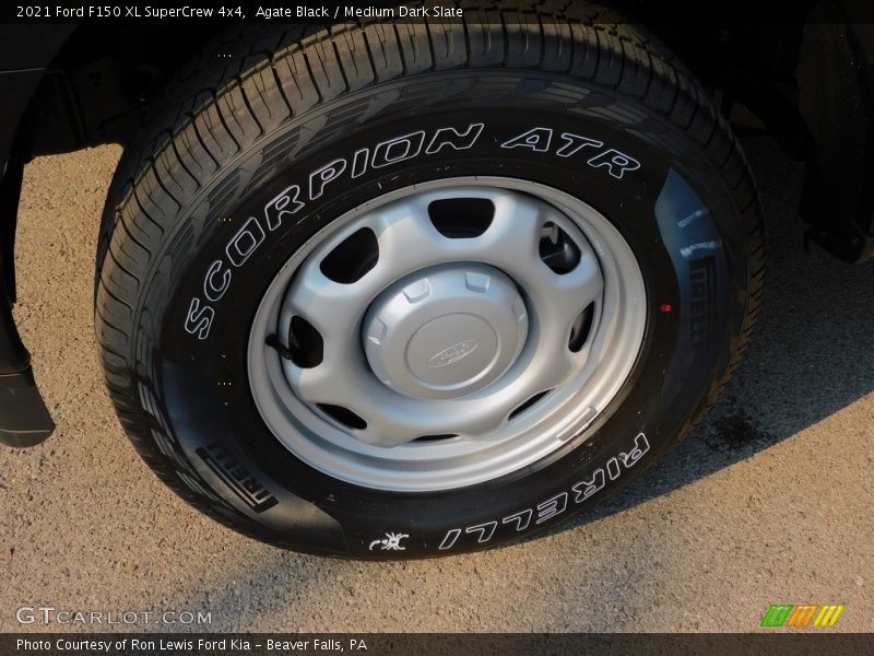 Agate Black / Medium Dark Slate 2021 Ford F150 XL SuperCrew 4x4