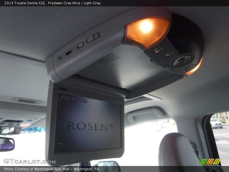 Predawn Gray Mica / Light Gray 2014 Toyota Sienna XLE