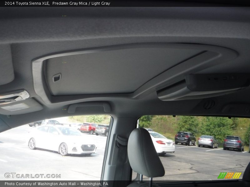 Predawn Gray Mica / Light Gray 2014 Toyota Sienna XLE
