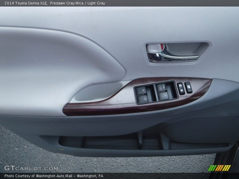 Predawn Gray Mica / Light Gray 2014 Toyota Sienna XLE