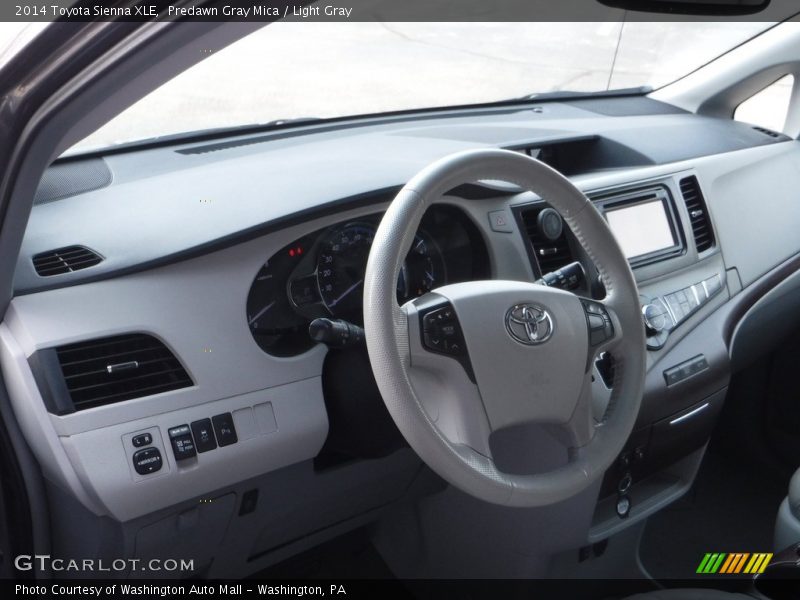 Predawn Gray Mica / Light Gray 2014 Toyota Sienna XLE