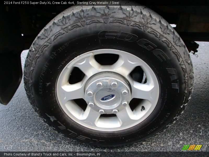Sterling Gray Metallic / Steel 2014 Ford F250 Super Duty XL Crew Cab 4x4