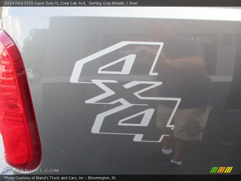 Sterling Gray Metallic / Steel 2014 Ford F250 Super Duty XL Crew Cab 4x4