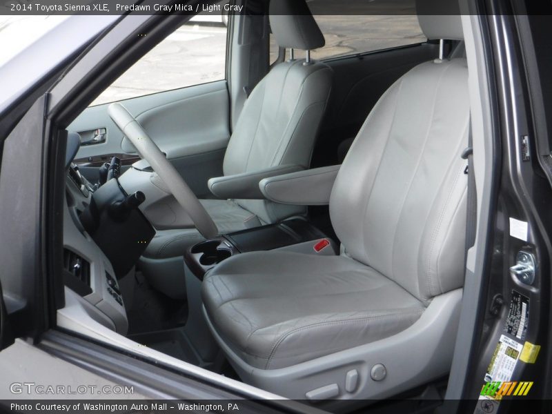 Predawn Gray Mica / Light Gray 2014 Toyota Sienna XLE