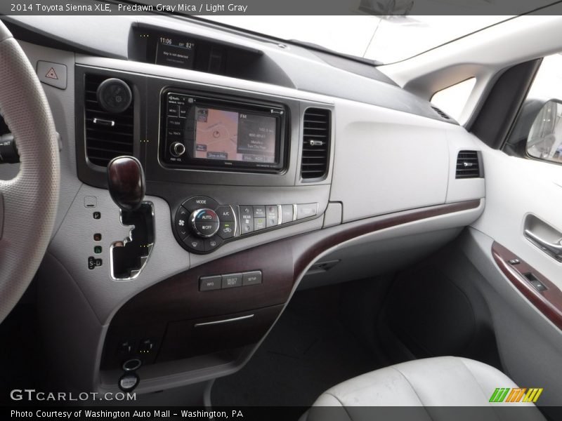 Predawn Gray Mica / Light Gray 2014 Toyota Sienna XLE