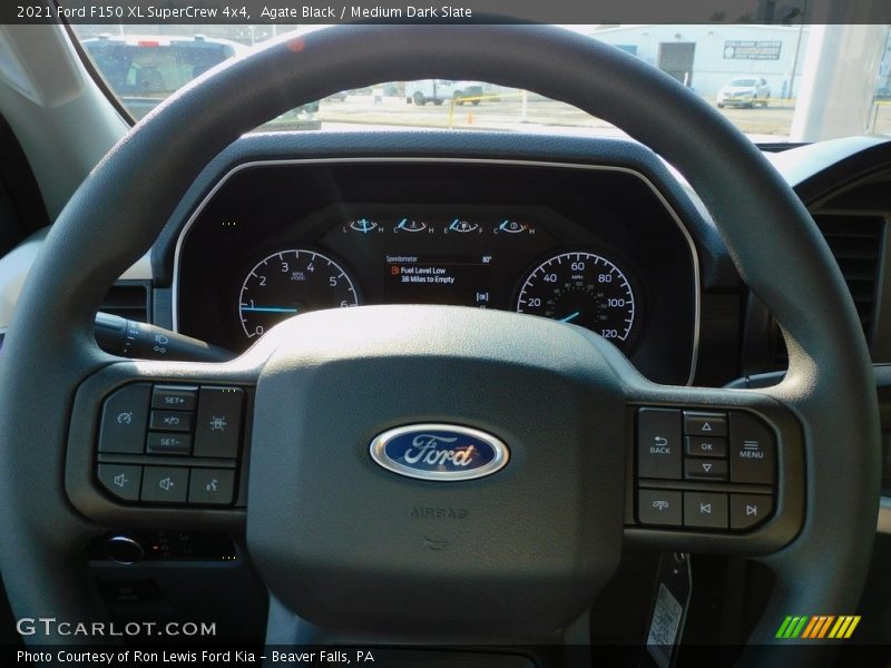 Agate Black / Medium Dark Slate 2021 Ford F150 XL SuperCrew 4x4