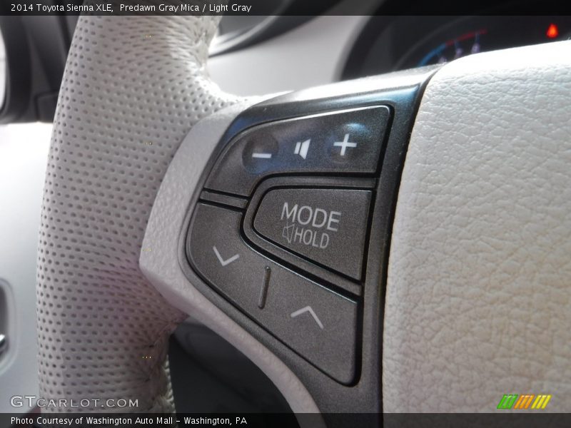 Predawn Gray Mica / Light Gray 2014 Toyota Sienna XLE
